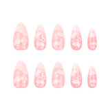 24pcs/Set Pink Clouds Stars & Moon Press-On Nails