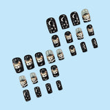 24pcs/Set Star Moon Cat Press-On Nails