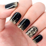 24pcs/Set Gold Glitter Press-On Nails