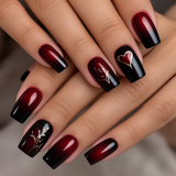 24pcs/Set Valentine's Day Heart Press-On Nails