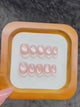 (Handmade) 10pcs/Set French Pink Cat Eye Short Press-On Nails